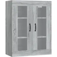 vidaXL Bovenkast 69,5x34x90 cm grijs sonoma eikenkleurig