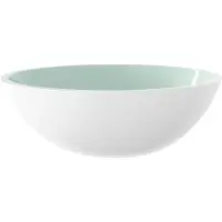 vidaXL Wasbak 50x37x14 cm glas wit