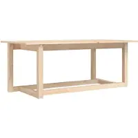 vidaXL Salontafel 110x55x45 cm massief grenenhout