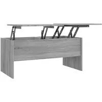 vidaXL Salontafel 102x50,5x46,5 cm bewerkt hout grijs sonoma eiken