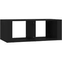 vidaXL Salontafel 100x50x36 cm bewerkt hout zwart