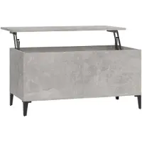 vidaXL Salontafel 90x44,5x45 cm bewerkt hout betongrijs