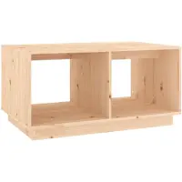 vidaXL Salontafel 80x50x40 cm massief grenenhout