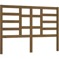 vidaXL Hoofdbord 141x4x104 cm massief grenenhout honingbruin