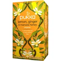Pukka Lemon, Ginger & Manuka Honey – 20 theezakjes
