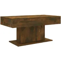 vidaXL Salontafel 96x50x45 cm bewerkt hout gerookt eikenkleurig