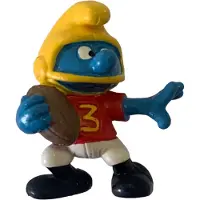 Schleich Smurf Figuurtje - American Footbal figuurtje - 20132 - 6 cm -