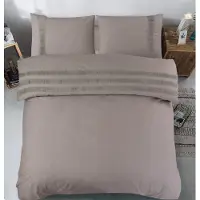 Dreamhouse Dekbedovertrek Bali Taupe Katoen-200 x 200 / 220 cm | 2-Persoons