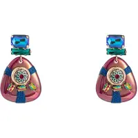 Go Dutch Label Oorknoppen roped dangle Multi