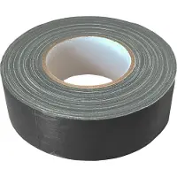 Kortpack - Extra Sterke Duct-Tape 50mm breed x 50mtr lang - Zwart - 1 rol - Met de Hand Scheurbaar - Reparatietape - Kerndiameter: 76mm - (021.0081)