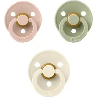 BIBS fopspeen 18+ maand set 3 stuks Blush,Ivory en Sage maat 3