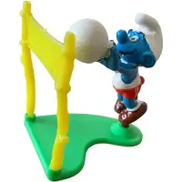 Schleich Smurf speelt Volleybal - figuur - 6 cm - De Smurfen - 40223