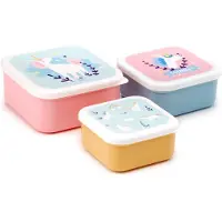 Puckator Snackdoosjes eenhoorn unicorn set van 3 -