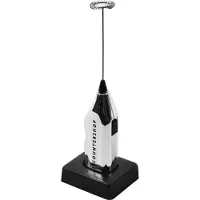 Discountershop Elektrisch Cappuccino Klopper -Melkopschuimer - RVS - Handmatige Melkopschuimer