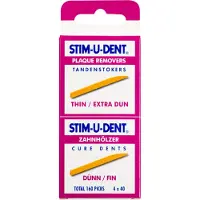 Stim-U-Dent Tandenstokers Thin Extra Dun - 160 stuks