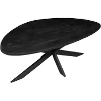 Starfurn Salontafel New York | 130 cm (Zwart, 130x67x46cm)