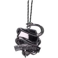 Nemesis Now Harry Potter kerstornament, Slytherin-wapen (zilver), 6 cm