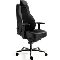 Workliving Delta-3 Mirage en Leer - Ergonomische 24-uurs Bureaustoel