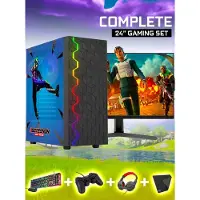 Screenon - Game PC - Fortnite Edition Gaming Set - X103154 - V3 (GamePC.X103154 + 24 Inch Monitor + Toetsenbord + Muis + Controller)
