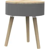 LUND Bijzettafel Lund London Skittle Grey 34,5 x 34,5 x 52 cm
