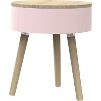 LUND Bijzettafel London Skittle Pink 34,5 x 34,5 x 52 cm