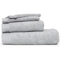 The One Towelling Organische handdoeken set - Badlakens, Handdoeken, Gastendoekjes & Washandjes - 12-Delig - Organisch katoen - Zilvergrijs