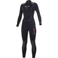 Bare 3/2mm Full - Wetsuit - Dames - 16 - Zwart/Roze