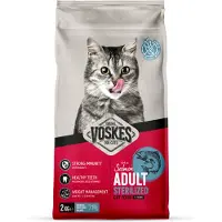 Voskes 6x Kattenbrokken Sterilized Adult Zalm 2 kg