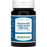 Bonusan Vitamine B12 actief 1500 mcg België 180 tabletten