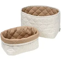 Cam Cam Opbergmanden - 2-pack - 22x15/24x17 cm - Classic+ Strepe - - OneSize - Opbergers