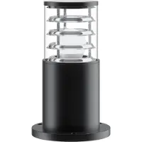 Maytoni Sokkellamp buiten Bronx, dimbaar, zwart, Aluminium, Modern, Sokkellamp