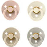 BIBS fopspeen 18+ maand set 4 stuks Blush,Ivory,Vanilla en Sand maat 3