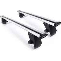 Farad Dakdragers geschikt voor de Volvo V40 vanaf 2012 glad dak - Aluminium - Hoog laadvermogen 100kg - Wingbar - Zilver - Merk
