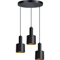 Expo Sledge hanglamp 3x E27 dia.30cm zwart