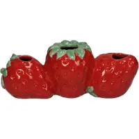 Kersten - Vaas met drie aardbeien 'Strawberry B'