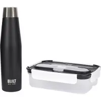 Built Geïsoleerde Waterfles en Bento Lunchbox - 540 Milliliter Perfect Seal Lekvrije Dop BPA-Vrij