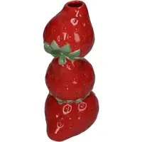 Kersten - Vaas met drie aardbeien 'Strawberry A'