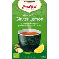 Yogi tea Biologische Thee Green Tea Ginger Lemon 17 Stuks
