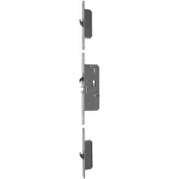Nemef 4917 85-88 Veiligheidspaniekmeerpuntssluiting | krukbediend paniek/OneShot | SKG*** | DM65mm | PC72mm | voorplaat staal verzinkt 20x1950mm afgerond | DR 1+4. - 9491787651