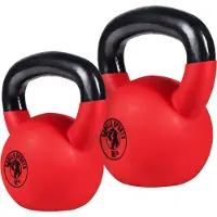 Gorilla Sports Voordeelset Kettlebells 12 en 16 kg Rubber Coating