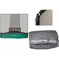 Magic Circle Pro Trampoline los veiligheidsnet fiber rechthoek 244x366 cm met sluis(zonder palen)