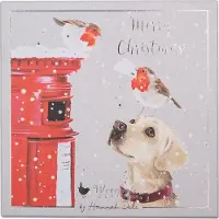 Wrendale Designs Wrendale Kerstkaartenset - 'Letters to Santa' Labrador Luxury Boxed Christmas Cards