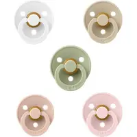 BIBS fopspenen 0-6 maand set 5 stuks Blossom,Sage,White,Vanilla en Blush maat 1