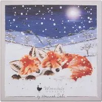 Wrendale Designs Wrendale Kerstkaartenset - 'Foxes in the Snow' Fox Luxury Boxed Christmas Cards