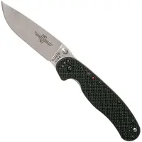 Ontario RAT IA SP Linerlock A/O vouwmes, zwart