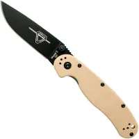 Ontario RAT II Linerlock Desert Tan D2