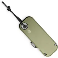 The James Brand The Palmer - OD Green / Black / Aluminum / Straight vouwmes