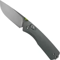 The James Brand The Carter - Primer Gray / Stainless / G10 /Straight vouwmes
