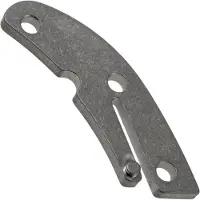 Flytanium Titanium Backspacer for Spyderco Delica - Stonewash