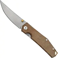 GiantMouse ACE Clyde vouwmes, natural canvas micarta